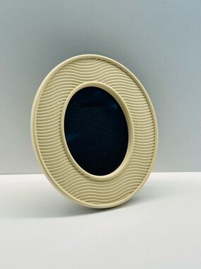 Vintage Wedgewood Yellow Jasperware Small Oval Photo Frame